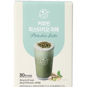 코스트코 커피빈 피스타치오 카페 라떼 커피 믹스 스틱커피 아이스 대용량 26g x 30개