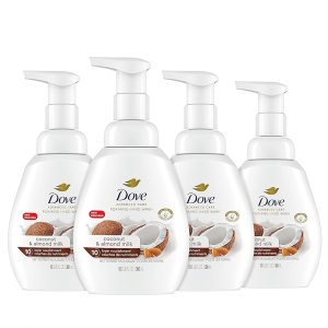 도브 너리싱 포밍 핸드 워시 코코넛 아몬드 밀크 300ml 4개