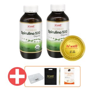 하이웰 스피루리나 500 오가닉 500정 2개 hiwell Spirulina Organic