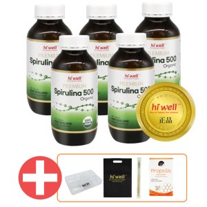 하이웰 스피루리나 500 오가닉 500정 3개 hiwell Spirulina Organic