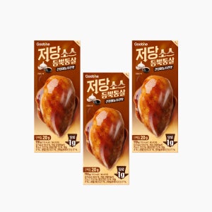 [체험팩] 저당 소스듬뿍통살 간장마늘치킨맛 3팩