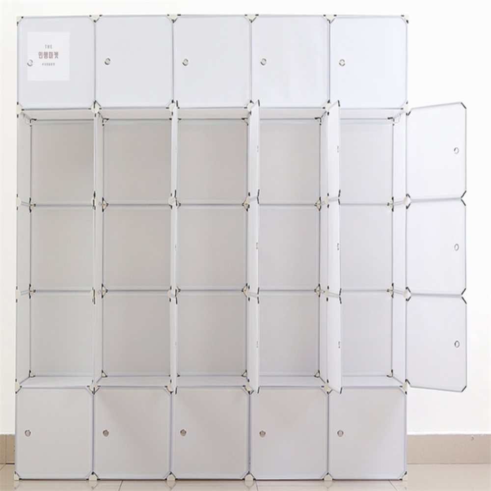 <b>인생</b>마켓 diy선반옷장 175x175cm 25칸 수납함 수납장