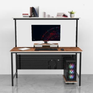 썬라이프 35 H높은 선반 책상 900 입식 1인 2인 컴퓨터 게이밍 서재 공부 사무용