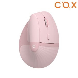 COX CEM20 인체공학 블루투스 무선 버티컬 저소음 마우스 핑크