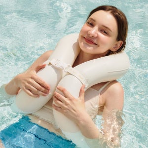 스윔어바웃 성인 어린이 퓨어 넥 튜브 부력 구명 조끼 베스트 부력보조복 80kg