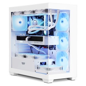 darkFlash DS900 ARGB 강화유리 (화이트) PC 케이스 데스크탑 케이스