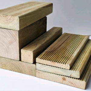 DIY목재 방부목 기둥각재 데크목 천연데크재 각목 미송구조재 방부데크목재 15x95x100