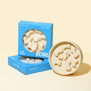 본아페티 100% 백금 실리콘 급체방지 식기 안전한 강아지 고양이용 슬로우 플래티넘 3개