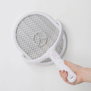 회전전기모기채 전기파리채 전자모기채 초파리 날파리 충전식