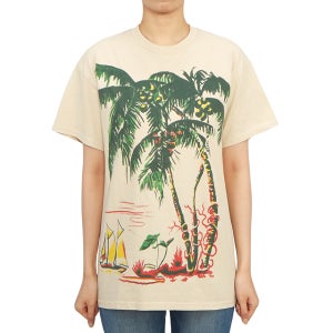 와일드동키 여성 반팔티셔츠 T PALM STRON WASHED KHAKI W