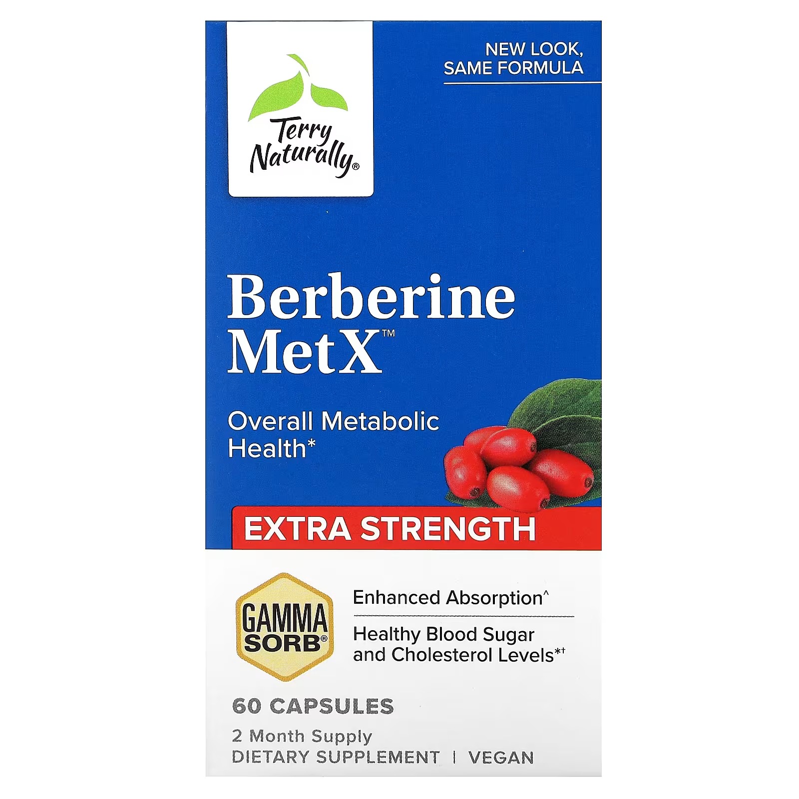<b>테리내추럴리</b> 베르베린 메트엑스 엑스트라 스트렝스 250mg 60캡슐