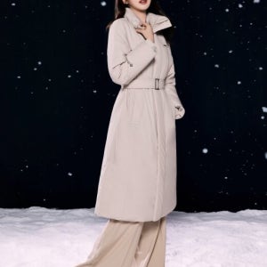 아이더 점퍼 여성 여자 롱패딩 캐시미어 코트 롱 다운 자켓 DWW24559KV