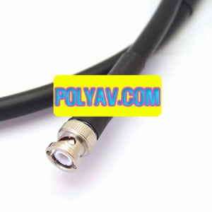 미국 TMS사 LMR400 BNC(수)-BNC(수) 케이블 30m, 1개