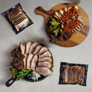 제주 흑돼지 순살족발 250g + 250g 슬라이스 돼지 순살 족발 간편식 전자레인지 올미담