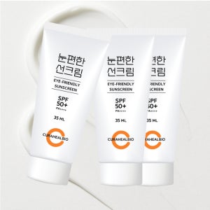백탁현상제로 눈편한 선크림 SPF50+ 수분 썬크림 35ml, 3개