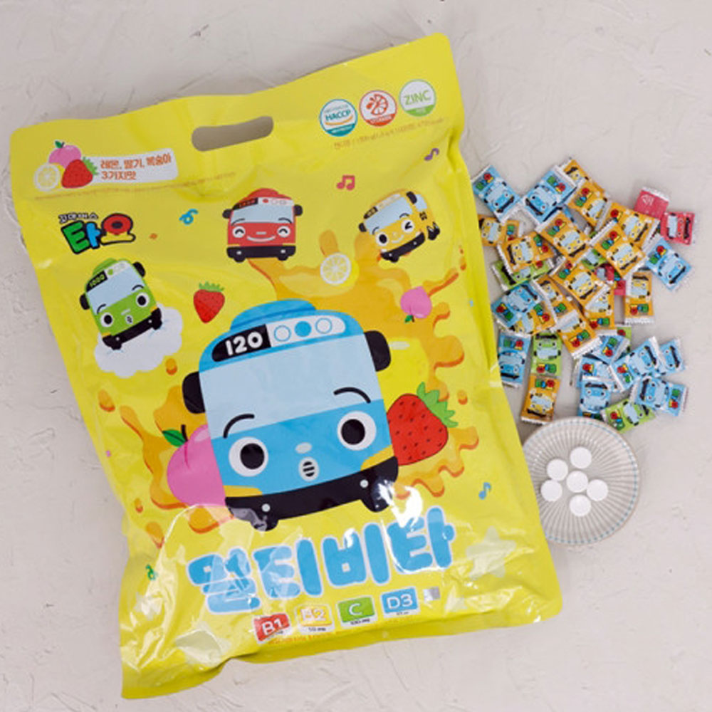 타요 멀티비타 1000정 어린이 영양제 캔디