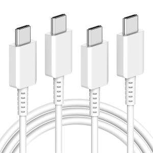 C to C 케이블 100W 초고속 충전 5A 20V PPS PD 화이트, 2개, 2.4m