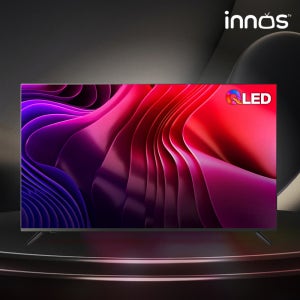 이노스 구글 스마트 UHD QLED TV 백라이트 3년보증 139cm(55인치), 블랙, 기사방문설치