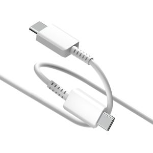 C to C 케이블 100W 초고속 충전 5A 20V PPS PD 화이트, 1개, 0.2m