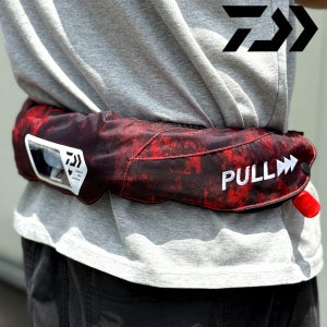 다이와 25년형 허리구명조끼 선상 허리식 구명복 DF-9405 선상 워킹 신형 블랙