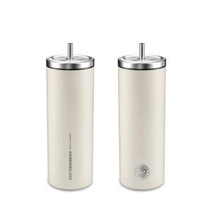 에스테반호프 304 스텐 보온 보냉 텀블러 루헨 600ml, 슬릭 크림, 1개