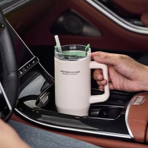 에스테반호프 304 스텐 보온 보냉 텀블러 루헨 887ml, 바이브 크림, 1개