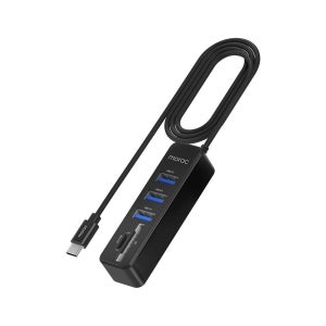 모락 프로토 알파 5포트 USB C타입 포트 확장 분배기 멀티 허브 마이크로 SD카드