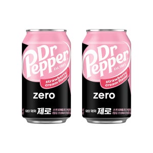 (공식) 닥터페퍼 제로 스트로베리&크림 CAN 350ml 24개
