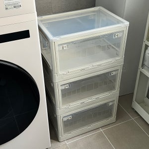살림공간 리빙박스 접이식 수납함 옷장 정리 폴딩박스