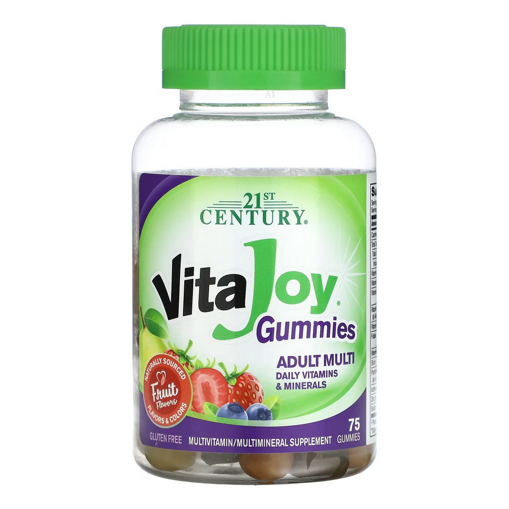 트웬티퍼스트센추리 <b>비타조이</b> 구미스 <b>어덜트 멀티비타민</b> 과일맛 75구미