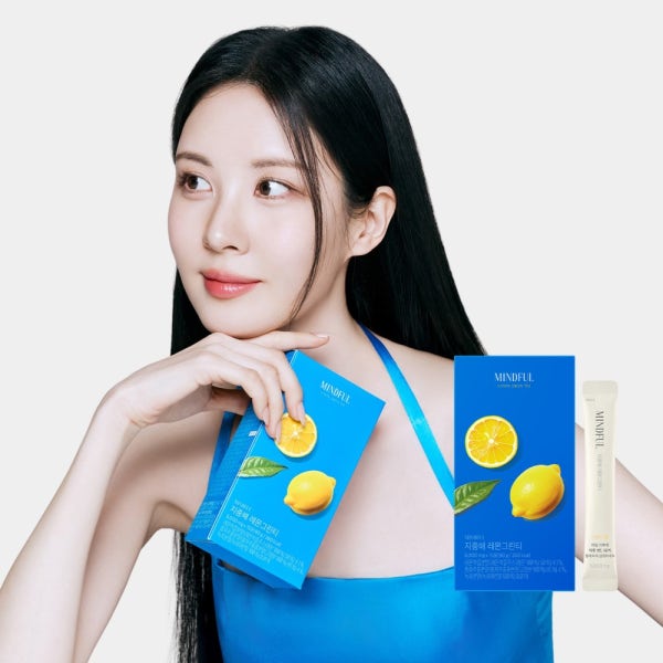 푸드올로지 지중해 레몬그린티 유기농 레몬녹차꿀 라인관리 아이스티