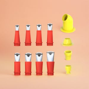 실리콘 구찌 노즐 캡 실란트 코킹 작업 스텐실리콘 12종