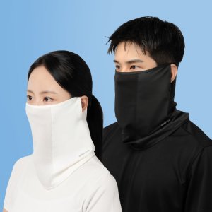 노블앤코 썬스크 자외선 UV 차단 페이스 마스크 얼굴 햇빛가리개 커버 쿨 골프용 스포츠냉감