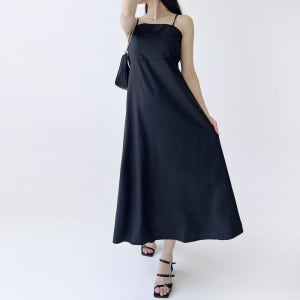 여성 백트임 크로스 홀터넥 롱원피스 비치원피스 여름 휴가룩 데일리 바캉스룩 맥시 드레스