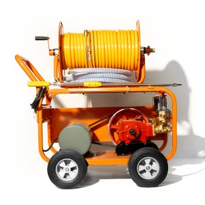 전기 엔진 밀차형 고압 분무기 3마력 80A 살수기 동력분무기 세차기 산업용 농약살포