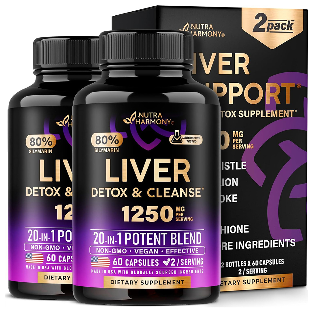 NUTRAHARMONY <b>리버 클렌즈</b> 밀크시슬 간 회복 2팩