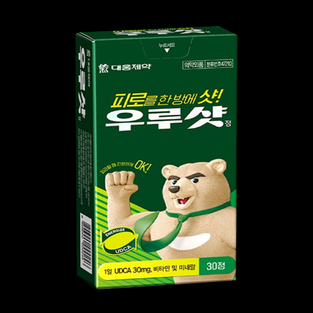<b>대웅제약</b> 우루샷 우르샷 UDCA <b>만성피로</b>영양제 <b>피로</b>회복