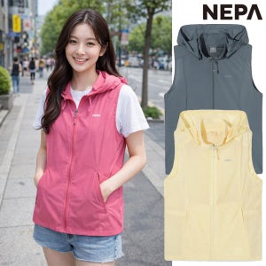 네파여성조끼 인텐소 후드 베스트 통풍 빅사이즈