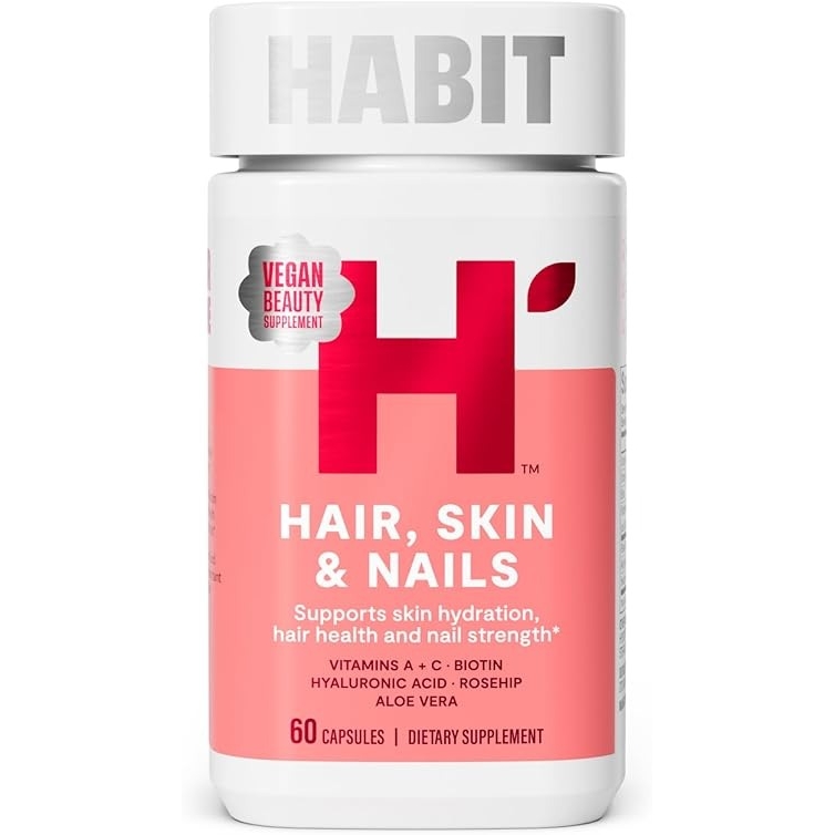<b>해빗</b> 비오틴 2000mcg 비타민A C <b>히알루론산</b> 로즈힙 캡슐 60정