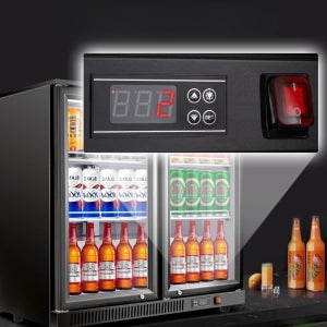 맥주 냉장고 쇼케이스 낮은 술장고 매장 2도어 디스플레이 음료
