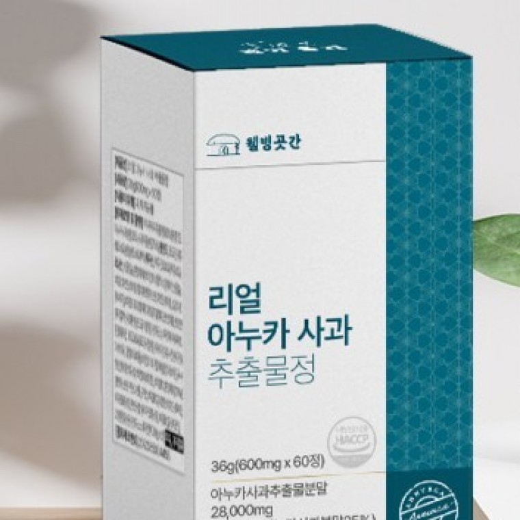 리얼 아누카 <b>사과 추출물</b>정 60정 WB