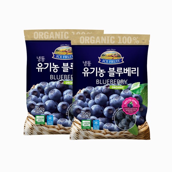 자연원 유기농 냉동 블루베리 700g x 2팩