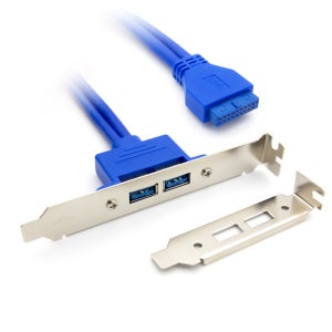 HDTOP USB 3.0 2포트 케이블 일반 브라켓 LP포함 50CM HT-I21