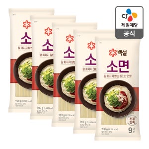 백설 소면 900g, 5개