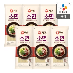 백설 소면 900g, 6개