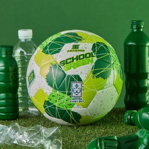 스포츠트라이브 스쿨 그린볼 축구공 - 학교 아카데미 권장 재생섬유 재활용 친환경