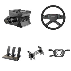 MOZA R9 베이스 Truck 휠 SR-P 3페달 클램프 다기능 레버 SET