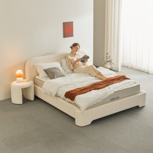 에덴느 보보아 패브릭 침대 프레임 부클레 호텔식 호텔형 신혼부부 원룸 더블 1400