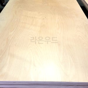 자작나무합판 UV코팅 4T 1220x2440 양면상도 투명무광