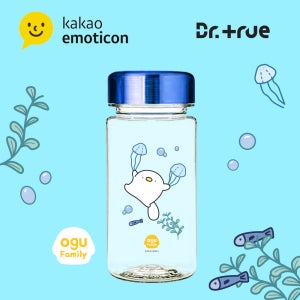 휴대용 쉐이커 보틀 단백질쉐이크 친환경 트라이탄 오구패밀리 캐릭터 물병 350ml